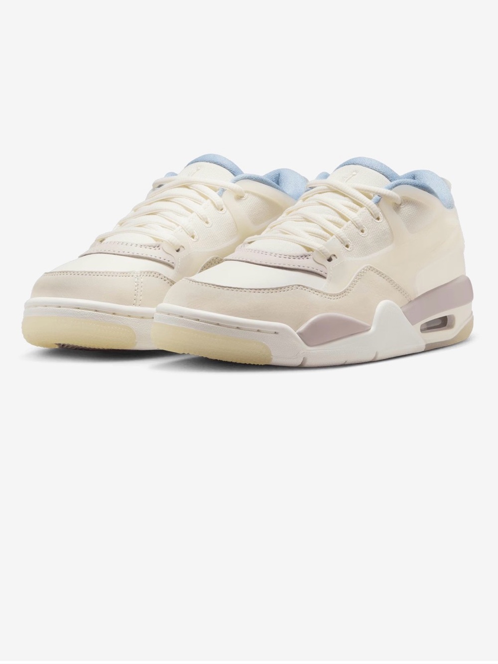 Jordan AJ 4 Remastered GS Cream Blue Sneakers | Air Jordan 4